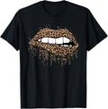 Leopard Lips Dripping Biting Lip Cheetah Apparel Comfort Fit Gift Ready