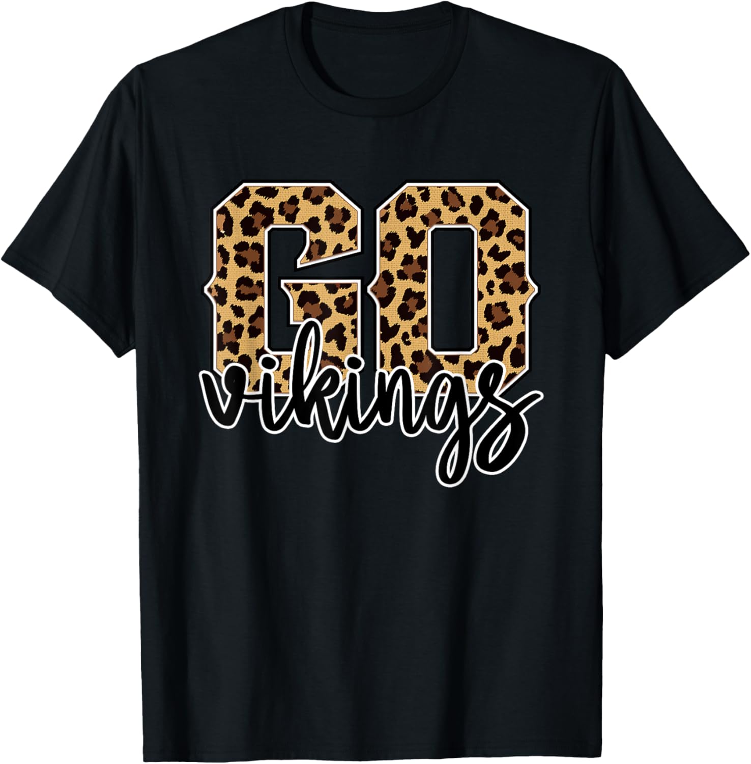 Vikings Go Vikings Leopard Print Womens Cheetah Graphic Apparel High Search Demand US Top Pick