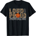 Loud Proud Basketball Mom Leopard Print Cheetah Mom Sport Apparel Viral TikTok Find Fan Favorite