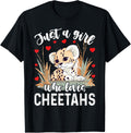 Cute Cheetahs Lovers Just A Girl Who Loves Cheetahs Apparel Viral TikTok Find Best Seller Look