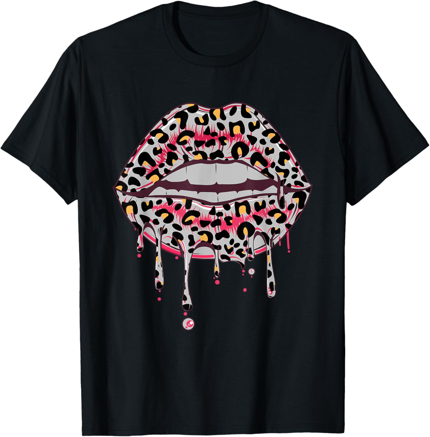 Leopard Lips Cheetah Ruby Pink Gift Apparel Streetwear Style Hot Right Now