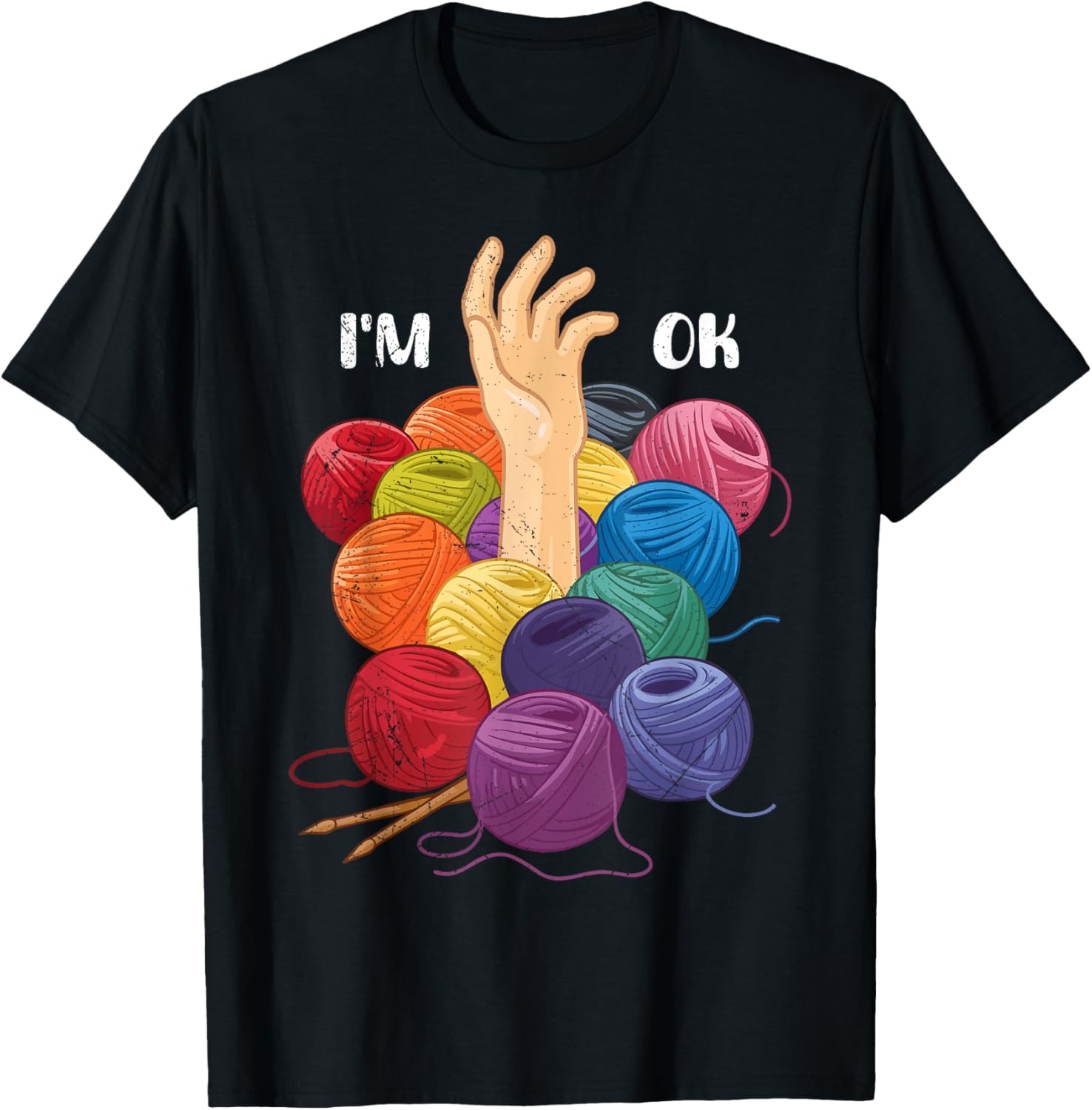 Yarn Collection I'M OKAY Funny Yarn Hoarder Yarn Supply | Viral US Pick | Perfect for Crafters