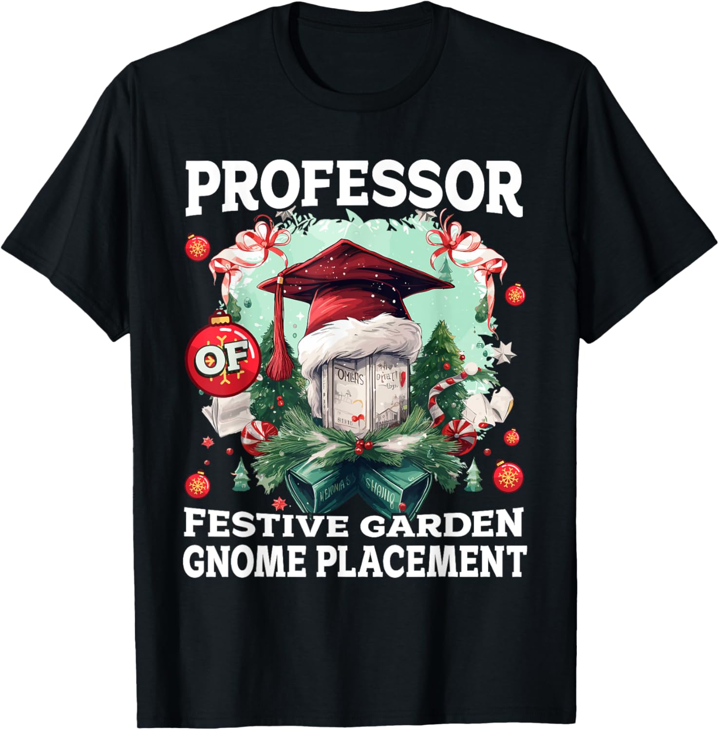 Festive Garden Gnome Placement- Christmas Gardening Plants Apparel | Premium Quality | Daily Wear Essential