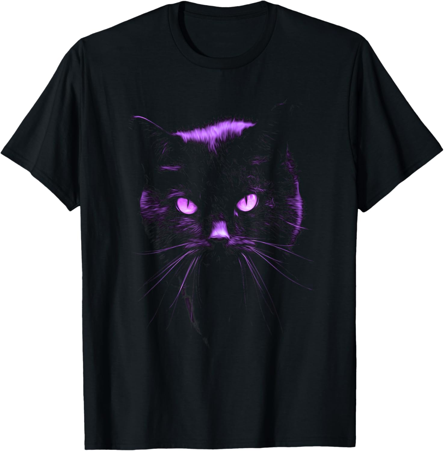 Cool Halloween Shirt Purple Cat, Witches Familiar, Cat's Eye T-Shirt | Premium Quality | High CTR Title