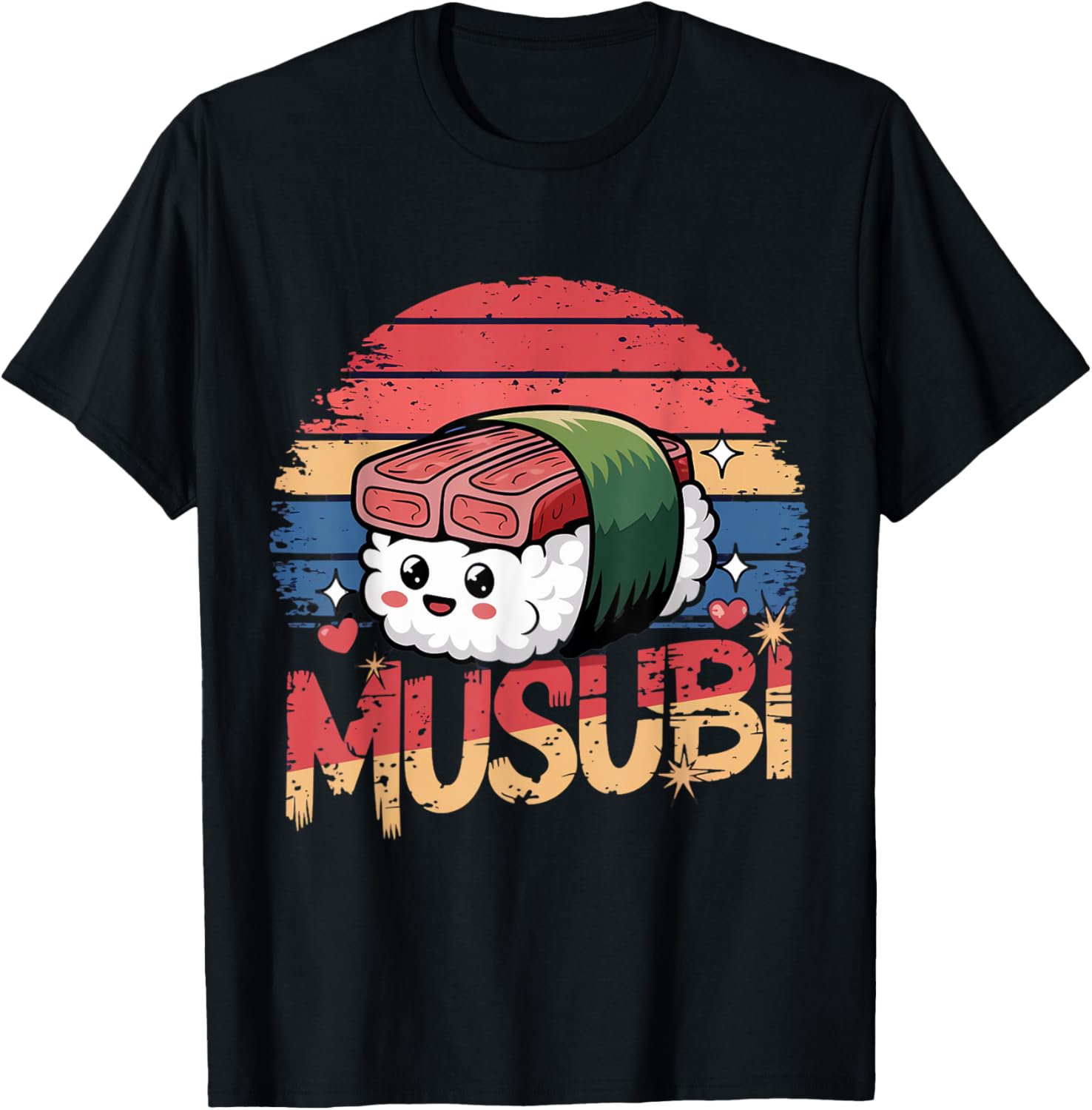Vintage Musubi Hawaii Rice Food Retro Hawaiian Musubi Apparel | Best Seller Pick | Must-Have Style