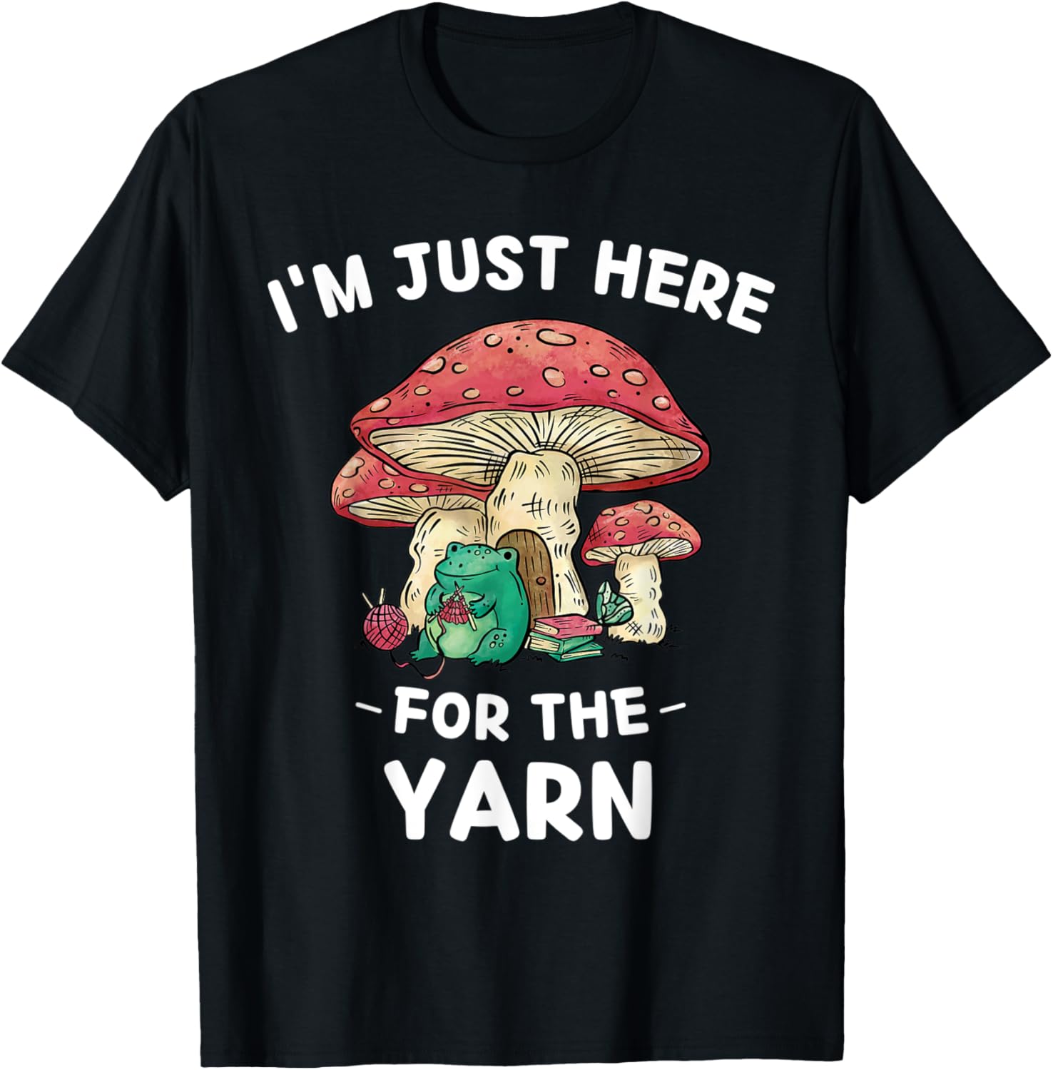 Kawaii Cute Frog I'm Just Here For The Yarn Yarn Supply | Top Rated | Best Seller Choice