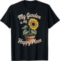 My Garden Is My Happy Place Plant Lover Gardening Apparel | Bestseller Style | Daily Wear Essential