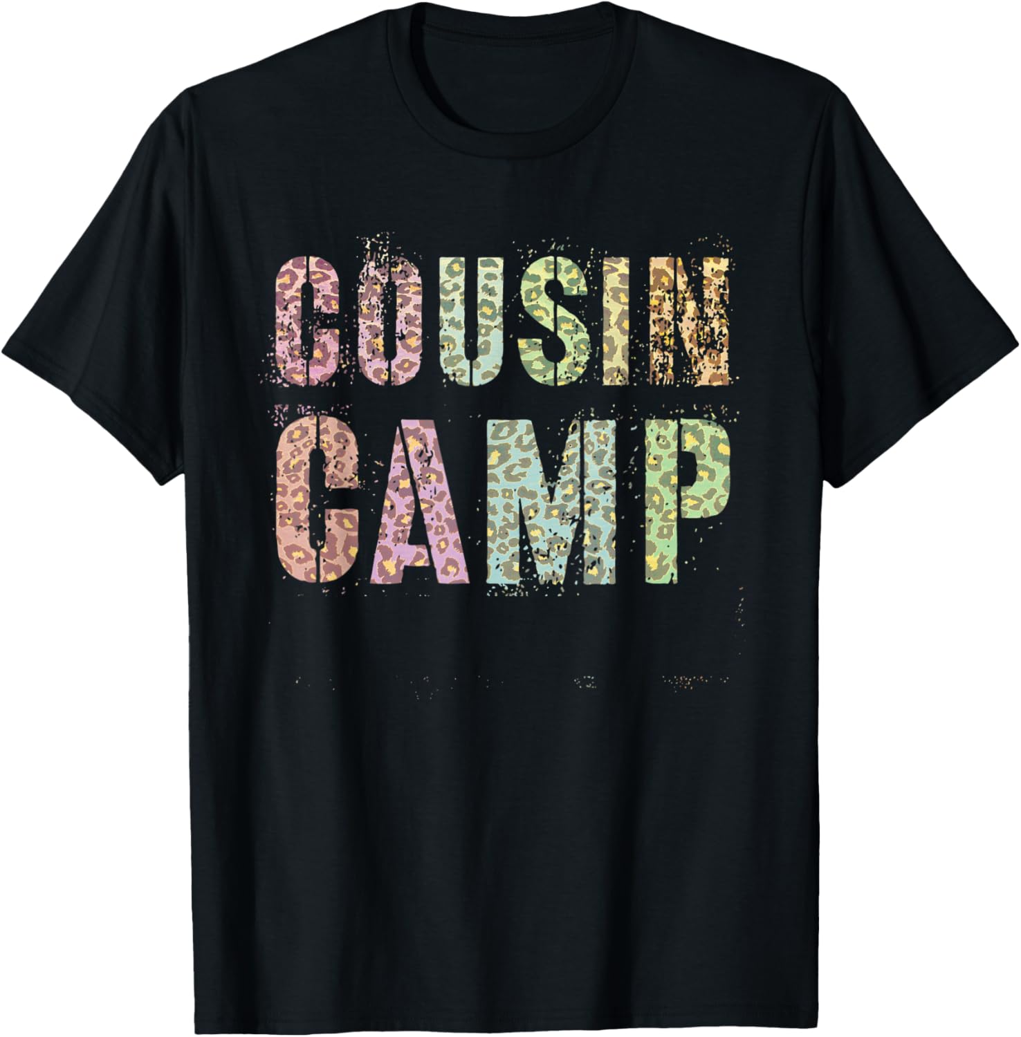 COUSIN CAMP Leopard Print Funny Nana Dada Reeducation Vacay Apparel Streetwear Style Best Seller Look