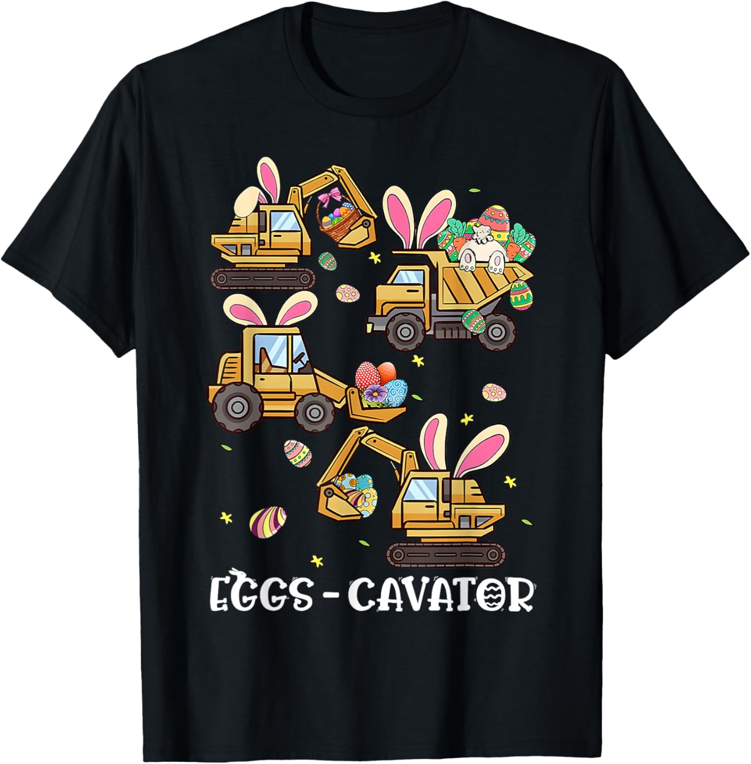 Construction Excavator Easter Day Egg Hunt for Boys Toddlers Apparel | Google Shopping Optimized | Aesthetic Casual Look