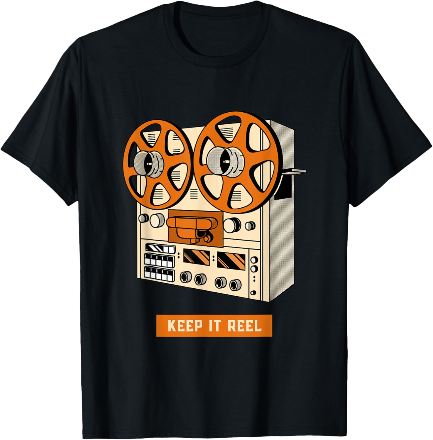 Keep It Reel Old School, Vintage Film, Movie, Filmmaker Apparel | Best Seller Pick | Must-Have Style