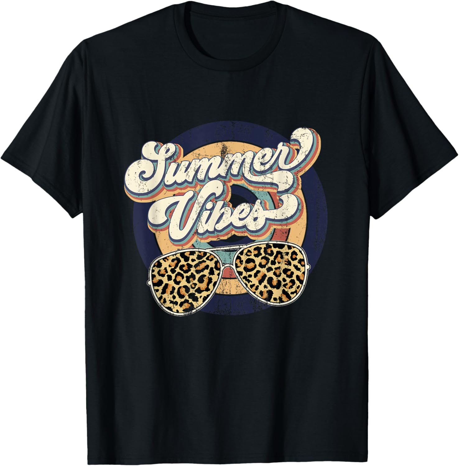 Retro Vintage Summer Vibes Summer Cheetah Leopard Sunglasses Apparel Comfort Fit Fan Favorite