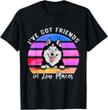 I've Got Friends In Low Places Siberian husky Dog Apparel | US Viral Pick | Perfect Gift Choice