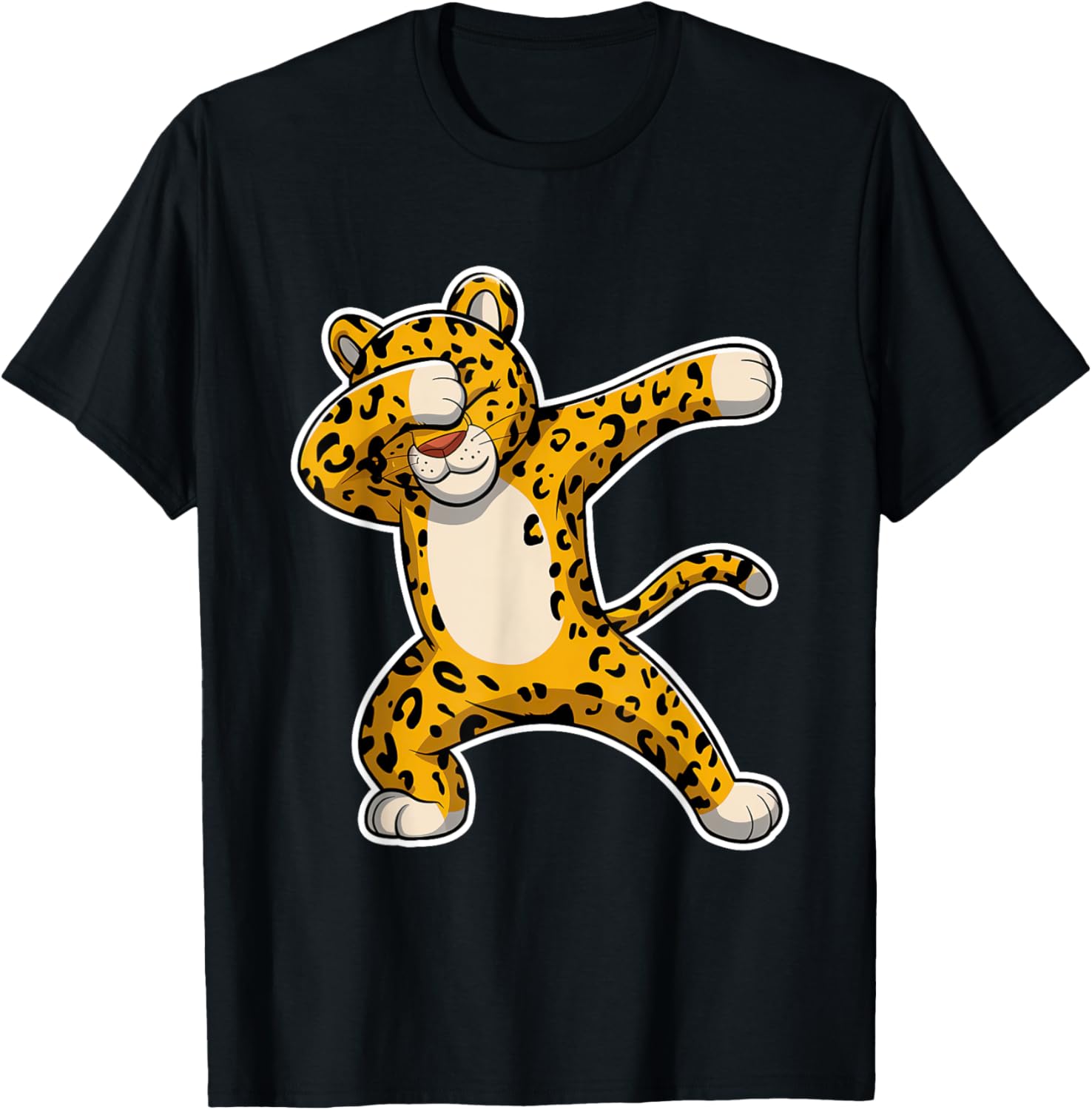 Funny Leopard Dab Dance Cute Cheetah Lover Gift Apparel Comfort Fit Everyday Wear