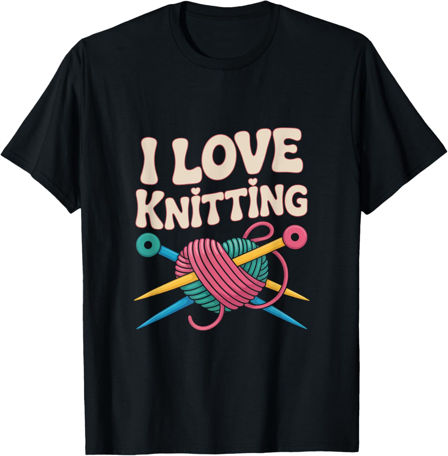 I Love Knitting Yarn Craft Passion Fun Yarn Supply | Viral US Pick | Perfect for Crafters