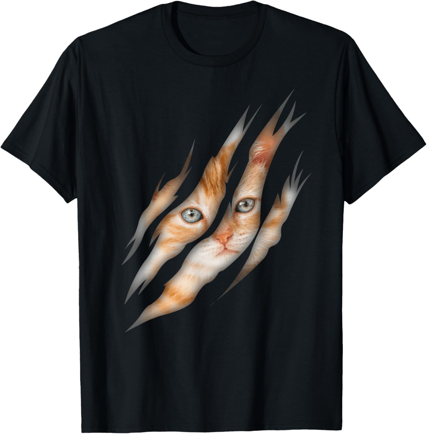 Cute Orange Cat Torn Claw Kitten Apparel Viral TikTok Find Fan Favorite