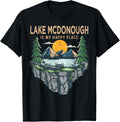 Fishing Boating Camping - My Happy Place Lake Mcdonough Apparel | Top Conversion Title | Perfect Gift Choice