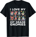 Valentines Day First Grade Teacher I love My Gnomies Apparel Trending US Fan Favorite