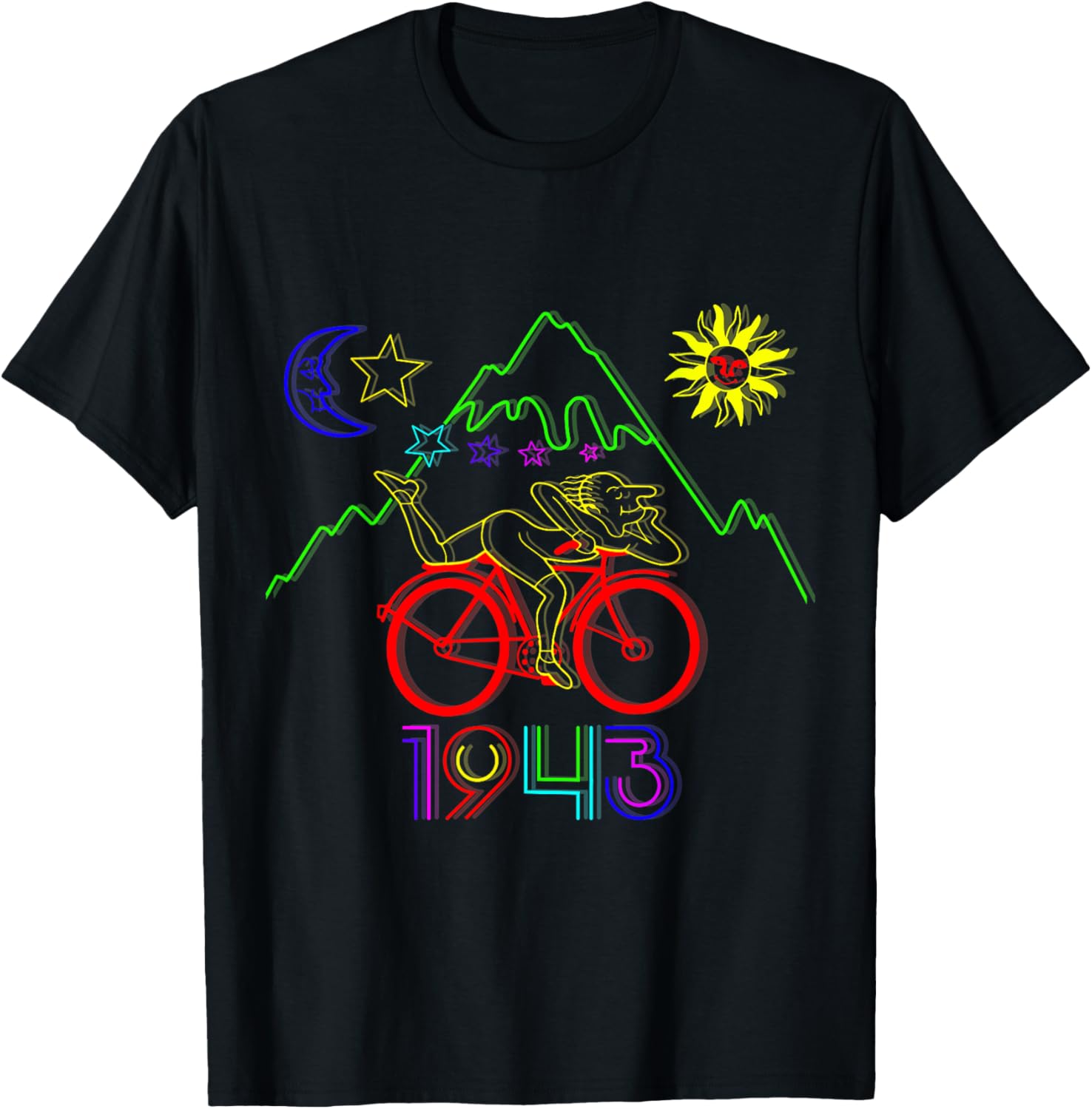 Bicycle Day 1943 LSD Creator T-Shirt Acid Trip T Shirt T-Shirt | High Search Volume | Perfect Gift Idea