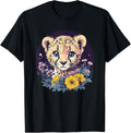 Cheetah Cub Surrounded By Wildflowers Apparel High Search Demand Hot Right Now