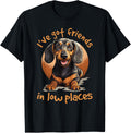 Dachshund wiener sausage dog I've Got Friends In Low Places T-Shirt for Men Women Girls Kids T-Shirt | Top Conversion Title | Daily Wear Ess...