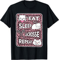 Eat Sleep Lacrosse Repeat Girl Boy Kid Lacrosse Lover Outfit Apparel High Search Demand Best Seller Look