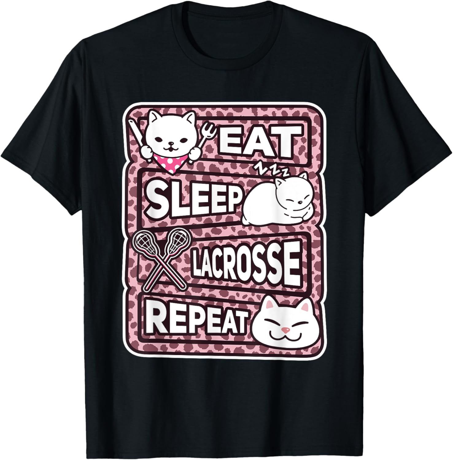 Eat Sleep Lacrosse Repeat Girl Boy Kid Lacrosse Lover Outfit Apparel High Search Demand Best Seller Look