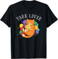 Yarn Lover Cozy Cat Embracing Balls Of Yarn Yarn Supply | Viral US Pick | High CTR Title