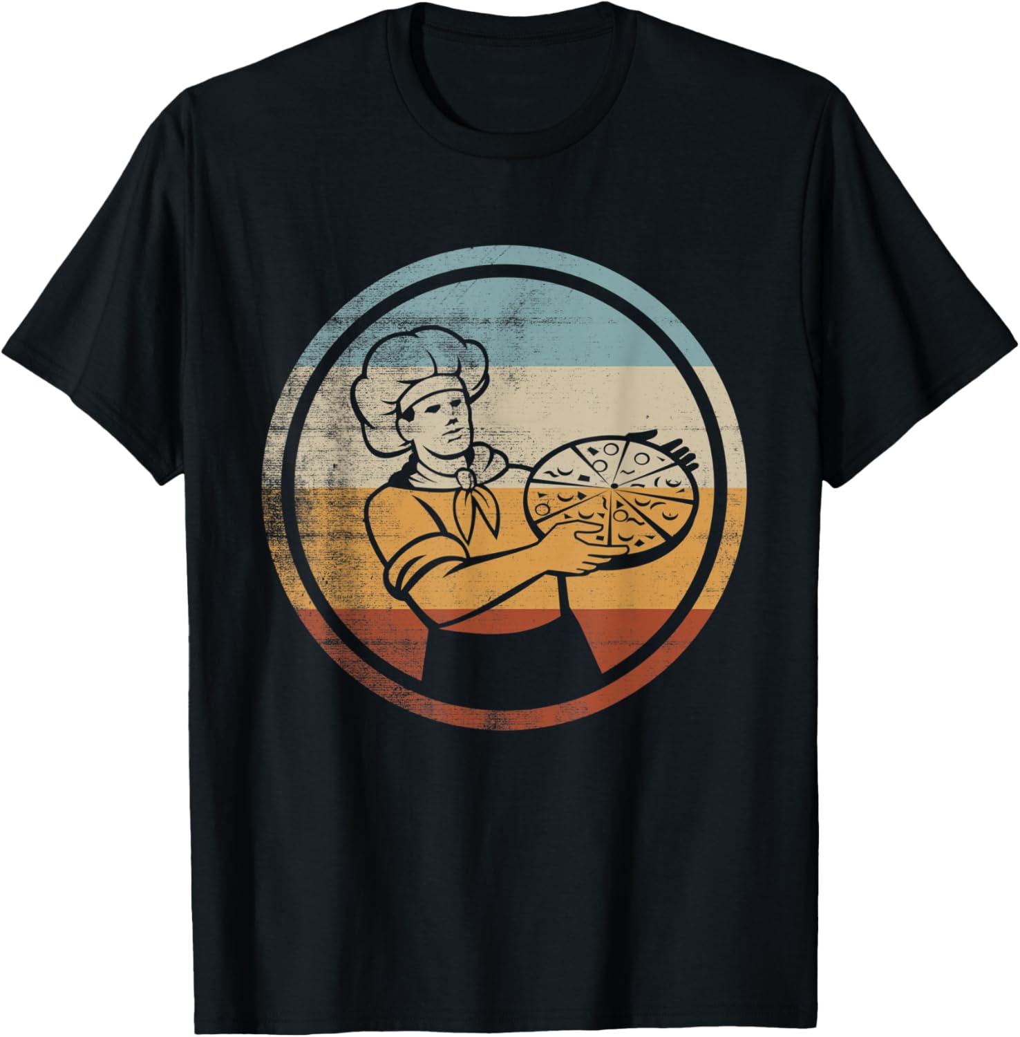 Retro Vintage Pizza Baker Design Pizzeria Pizza Maker Apparel | Best Seller Pick | Perfect Gift Idea