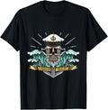 Cannon Beach Oregon Sea Captain Pirate Skull Nautical Men Women Kids Apparel | Trending 2025 | Daily Wear Essential