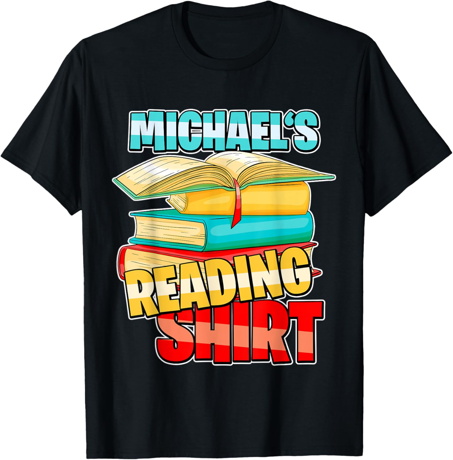 Michael's Reading Shirt - Personalized Book Reading T-Shirt | Trending 2025