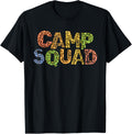 Funny CAMP SQUAD Leopard Print Host Summer Counselor Teacher T Shirt for Men Women Kids T Shirt Trending US Hot Right No