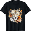 Floral Leopard Blossom Art Cheetah Big Cat Jaguar Apparel Viral TikTok Find US Top Pick