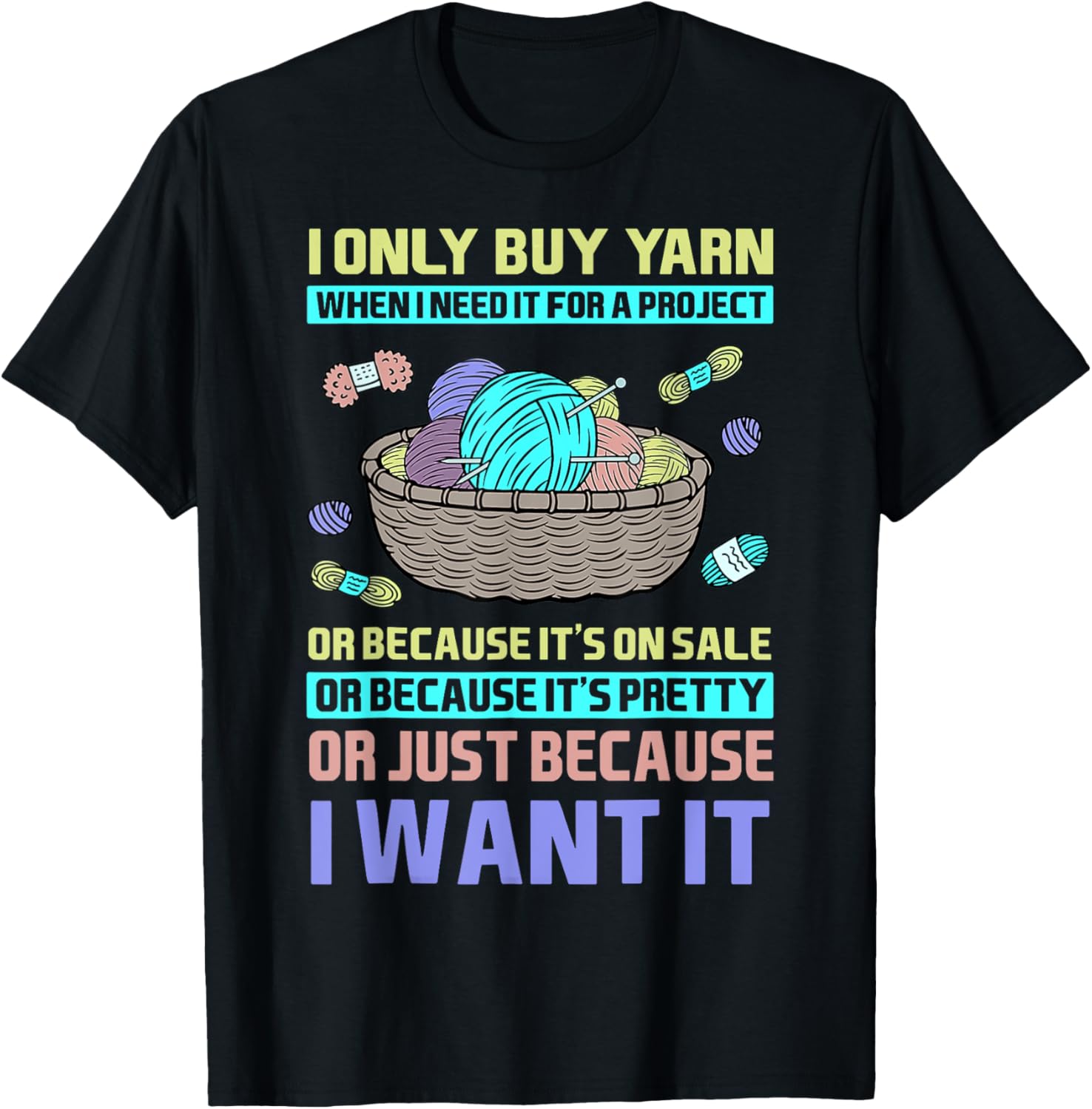 Funny Saying Knitting Knitter I Only Buy Yarn Yarn Supply | Viral US Pick | High CTR Title