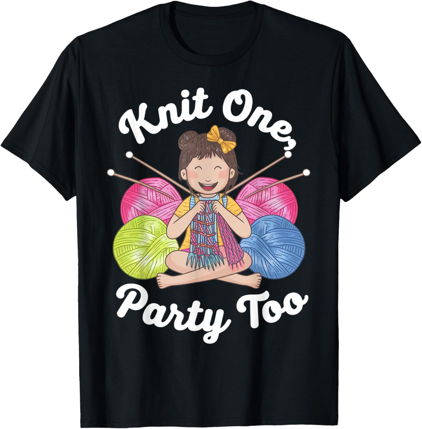 Girl Knitting with Colorful Yarn Yarn Supply | High Search Volume | High CTR Title