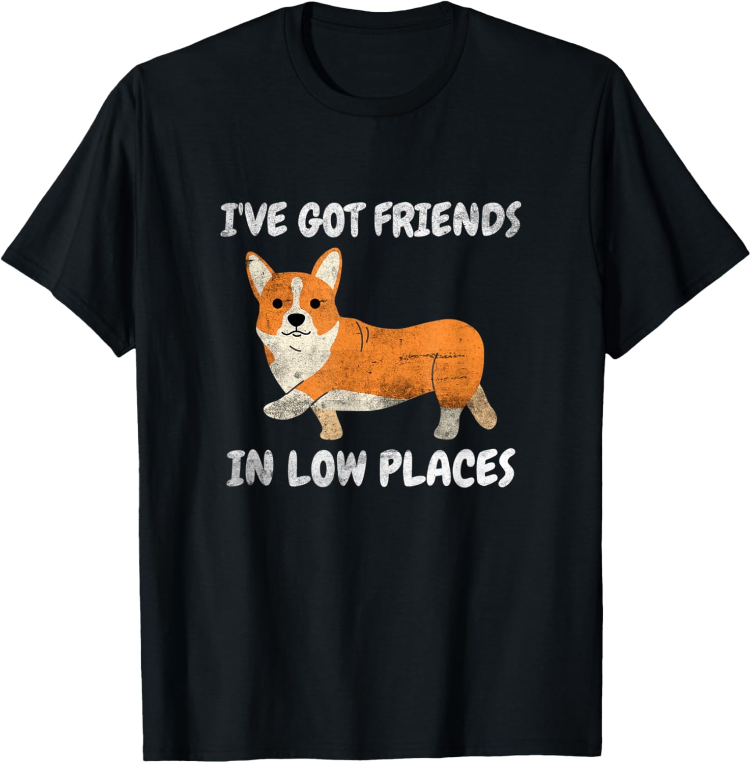 Corgis Cool Dog Lovers Corgi I've Got Friends In Low Place Men Women Kids Apparel | Trending 2025 | Aesthetic Casual Look
