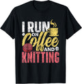I Run On Coffee And Knitting Knitter Yarn Knit Knitting Yarn Supply | Trending 2025 | Best Seller Choice