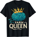 Yarn Queen Funny Crochet Knitting Yarn Supply | Premium Quality | Perfect for Crafters