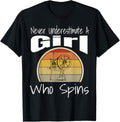 Never Underestimate a Girl Who Spins Yarn Spinning Wheel Yarn Supply | Viral US Pick | Perfect for Crafters