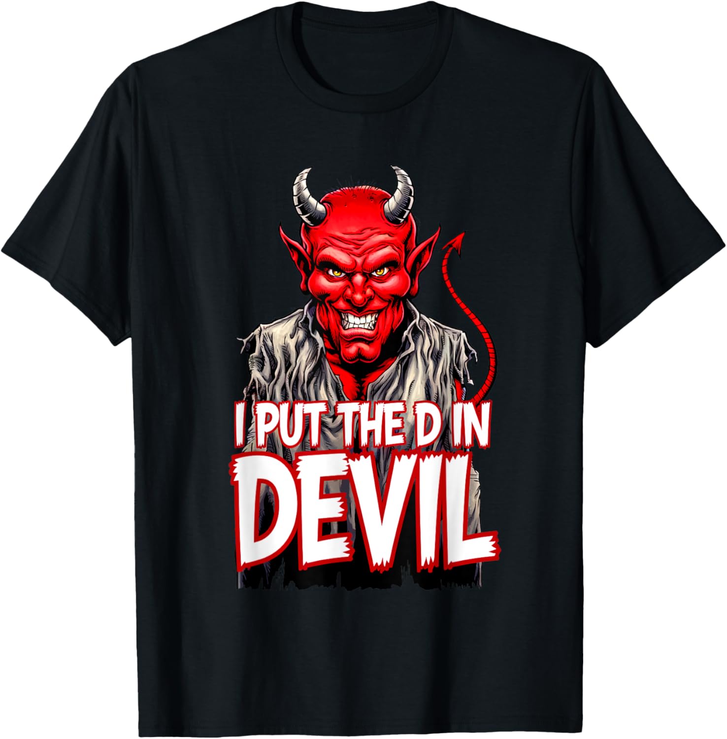 Adult Halloween I Put D In Devil Costume Trouble Maker Evil Apparel | Best Seller Pick | Aesthetic Fit