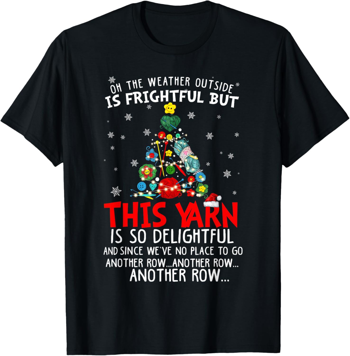 Oh The Weather Outside Is Frightful But This Yarn Christmas Yarn Supply | Viral US Pick | Customer Favorite