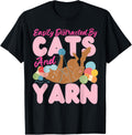 Crocheting Knitting Cat Easily Distracted By Cats And Yarn Yarn Supply | Top Rated | Customer Favorite
