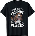Basset Hound Dog Breed I've Got Friends in Low Places Men Women Kids Apparel | Top Conversion Title | Aesthetic Casual Look
