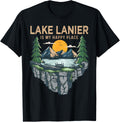 Fishing Boating Camping - My Happy Place Lake Lanier Apparel | US Viral Pick | Perfect Gift Choice
