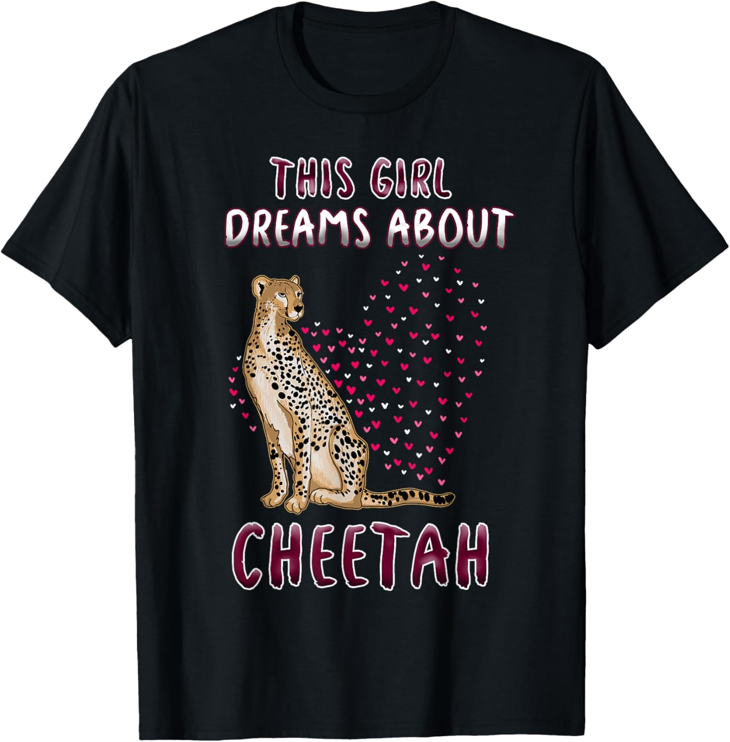 This Girl Dreams About Cheetah for Women Cheetah Lovers Apparel Premium Print Best Seller Look