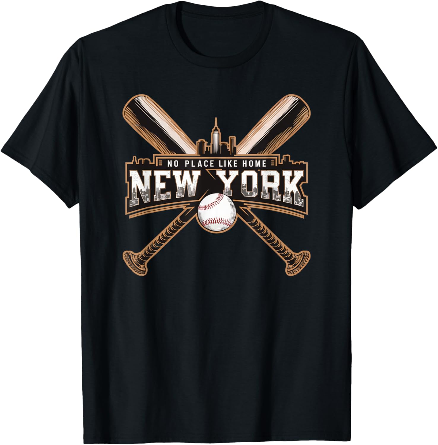 New York Baseball Fan - No Place Like Home NY City Apparel | Top Conversion Title | Daily Wear Essential