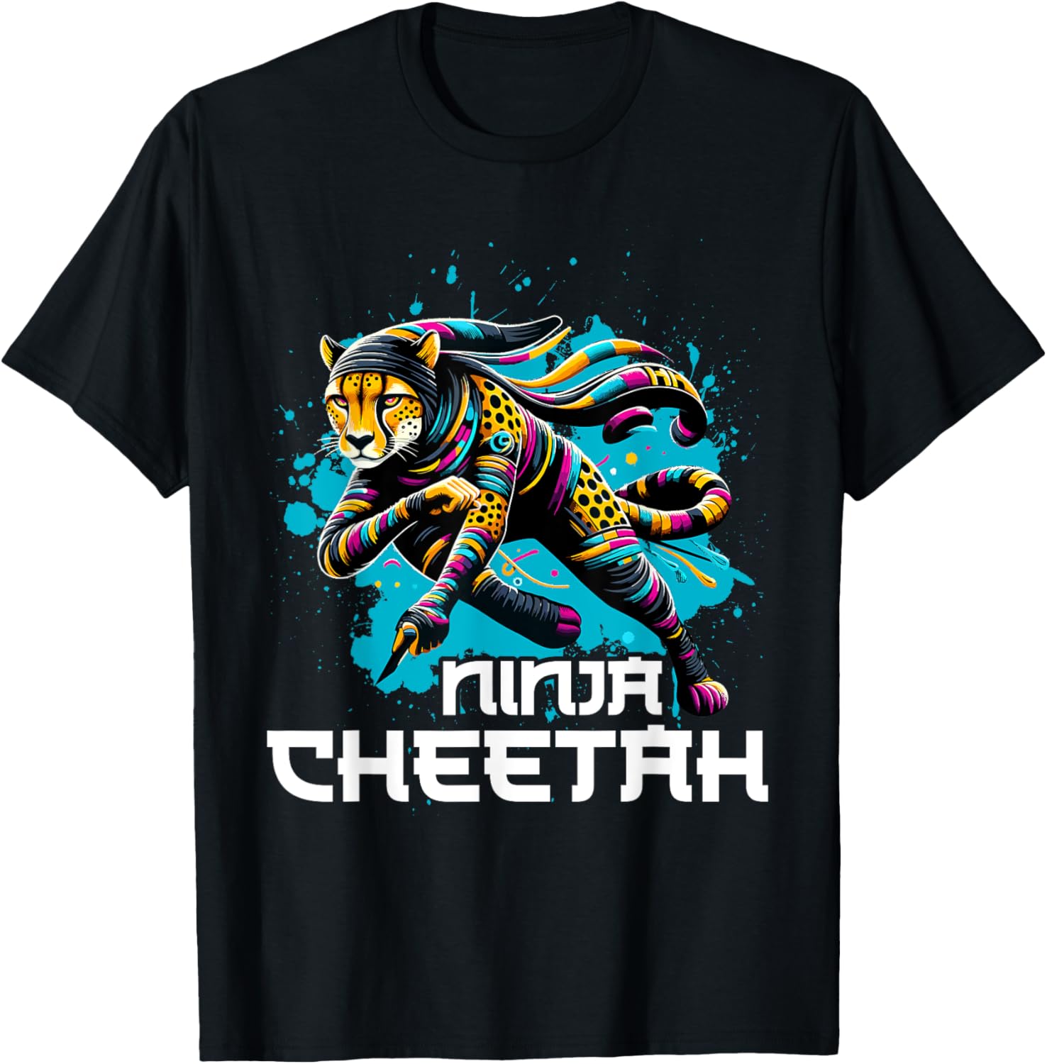 Ninja CHEETAH T Shirt CHEETAH Ninja T Shirt Comfort Fit Everyday Wear