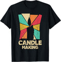 Candle Making Candle Maker Candle Silhouette Apparel | High Search Volume | Perfect Gift Idea