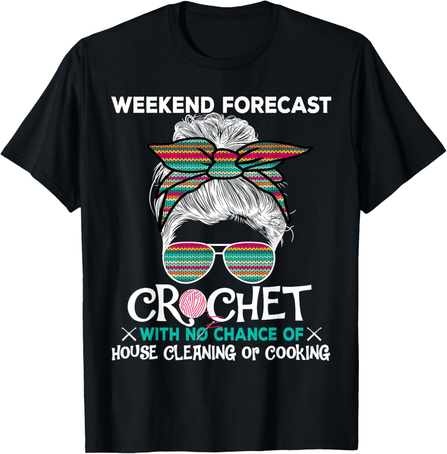 Weekend Forecast Crochet Fun Wool Colorful Pattern Yarn Yarn Supply | Viral US Pick | Customer Favorite
