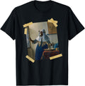 Young Cow With Water Pitcher Art Painting Taped In Place Apparel | Google Shopping Optimized | Daily Wear Essential