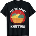 Retro Knitting Ask Me About Knitting Yarn Lover Yarn Supply | High Search Volume | High CTR Title